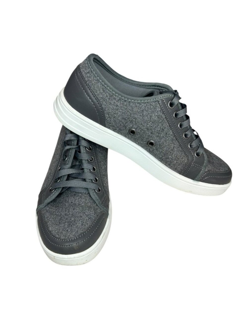 Traq By Alegria Lyriq Sneakers Women's 7 / 37 Gray White Comfort Support Medical